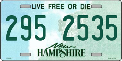 NH license plate 2952535