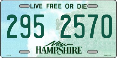NH license plate 2952570