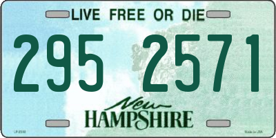 NH license plate 2952571