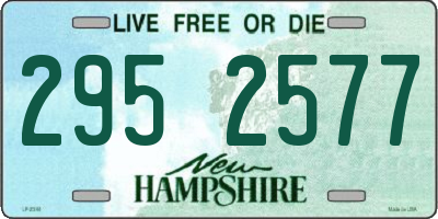 NH license plate 2952577
