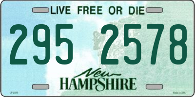 NH license plate 2952578