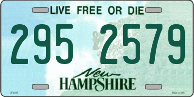 NH license plate 2952579