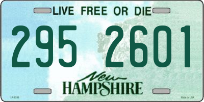 NH license plate 2952601