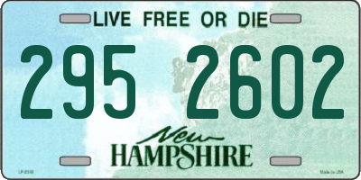 NH license plate 2952602