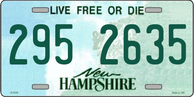 NH license plate 2952635