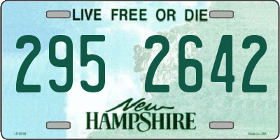 NH license plate 2952642