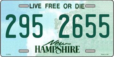NH license plate 2952655