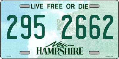 NH license plate 2952662
