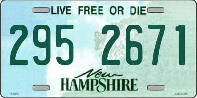 NH license plate 2952671