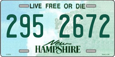 NH license plate 2952672