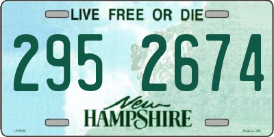 NH license plate 2952674