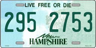 NH license plate 2952753