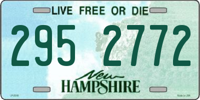 NH license plate 2952772