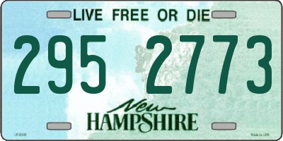 NH license plate 2952773