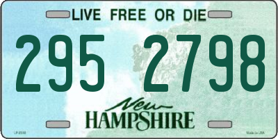 NH license plate 2952798