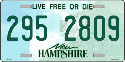 NH license plate 2952809