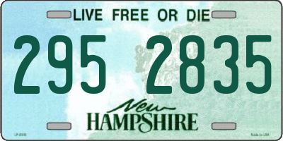 NH license plate 2952835