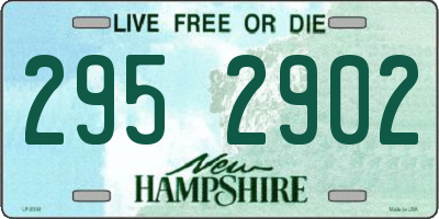 NH license plate 2952902