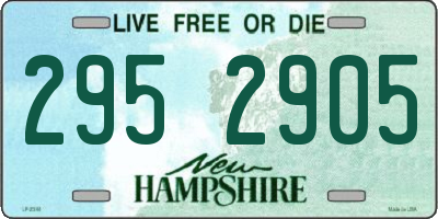 NH license plate 2952905
