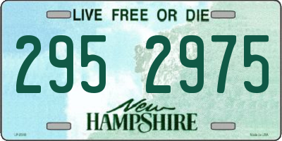 NH license plate 2952975