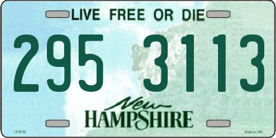 NH license plate 2953113