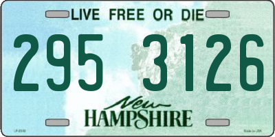 NH license plate 2953126