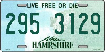 NH license plate 2953129