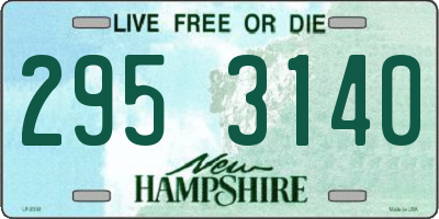 NH license plate 2953140