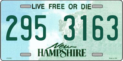 NH license plate 2953163