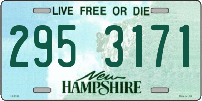 NH license plate 2953171