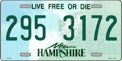 NH license plate 2953172