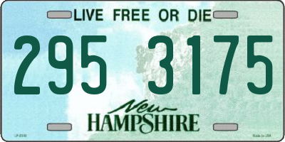 NH license plate 2953175