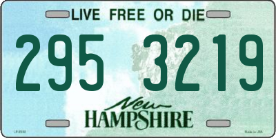 NH license plate 2953219
