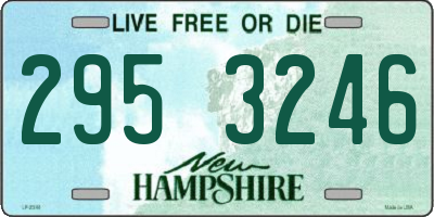 NH license plate 2953246