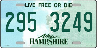 NH license plate 2953249