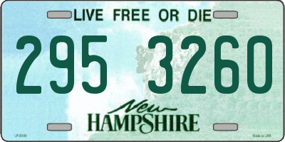 NH license plate 2953260