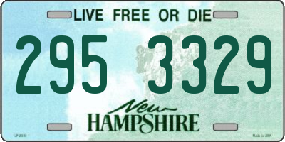 NH license plate 2953329