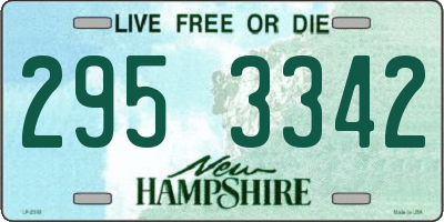 NH license plate 2953342