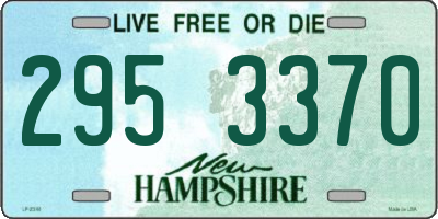 NH license plate 2953370