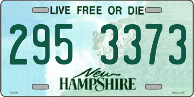 NH license plate 2953373