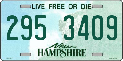 NH license plate 2953409