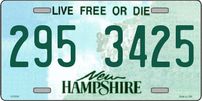 NH license plate 2953425