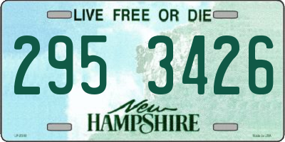 NH license plate 2953426