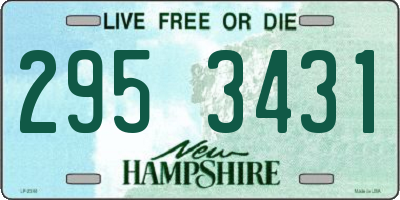 NH license plate 2953431
