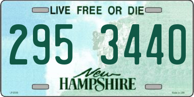NH license plate 2953440