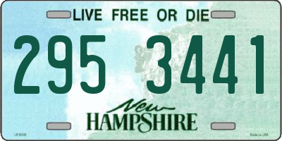 NH license plate 2953441