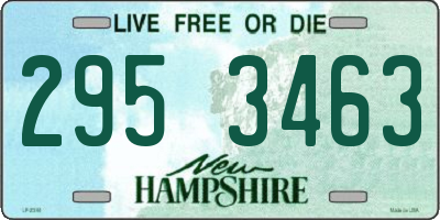 NH license plate 2953463