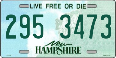 NH license plate 2953473
