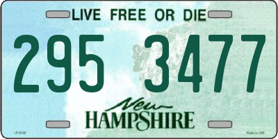 NH license plate 2953477
