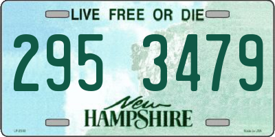 NH license plate 2953479